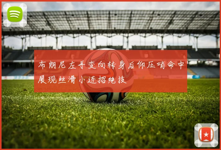 布朗尼左手变向转身后仰压哨命中展现丝滑小连招绝技