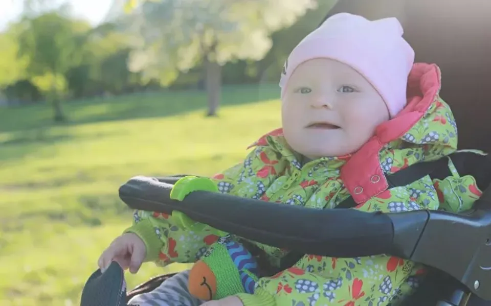 When Can Baby Sit in Stroller Let's See